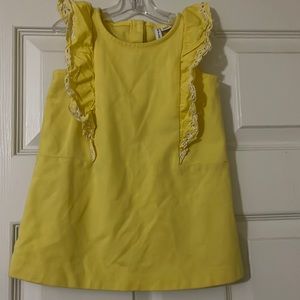 Janie and Jack toddler yellow dress.